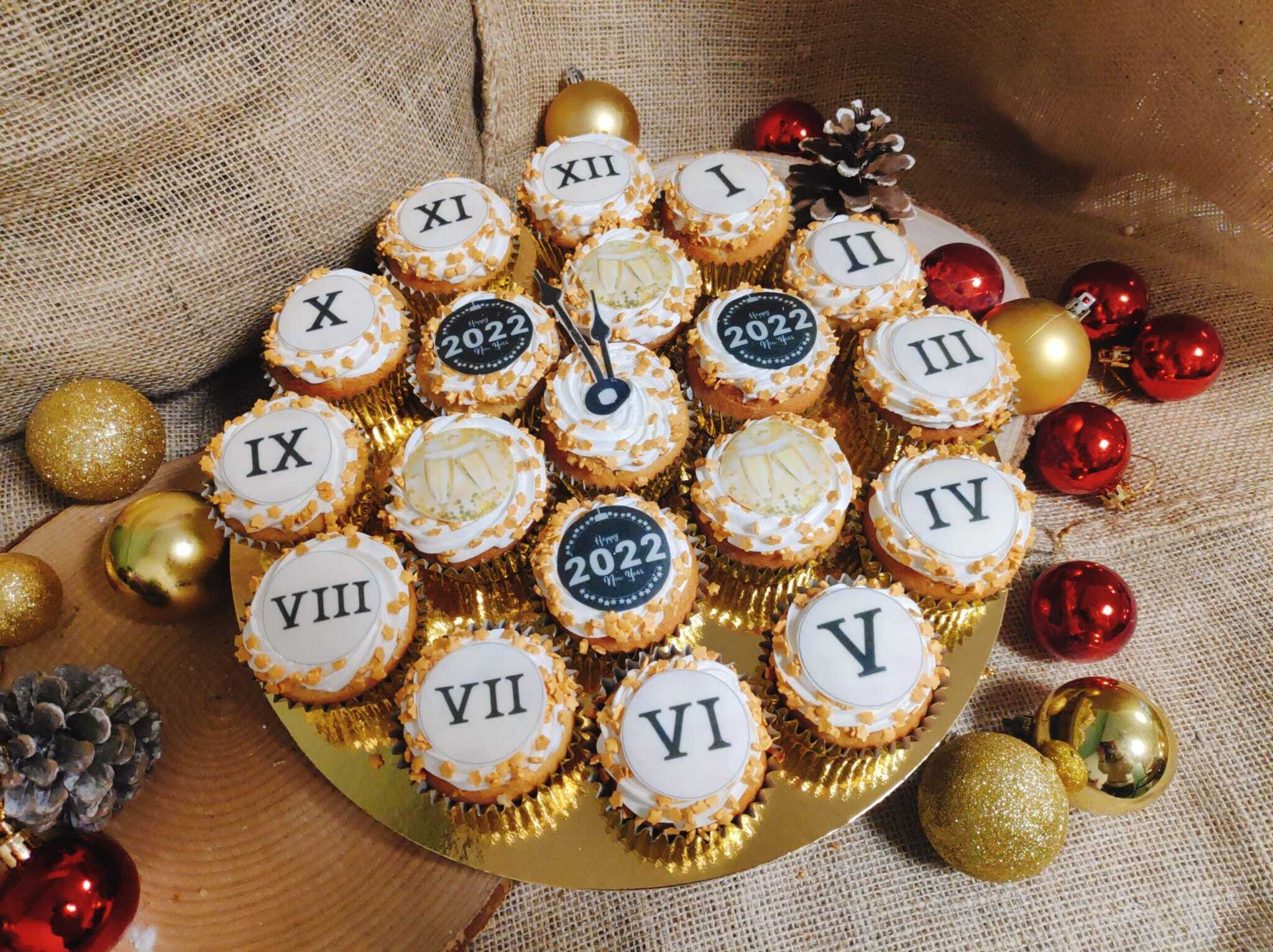 Bakpakket Happy New Year Cupcakes 2026