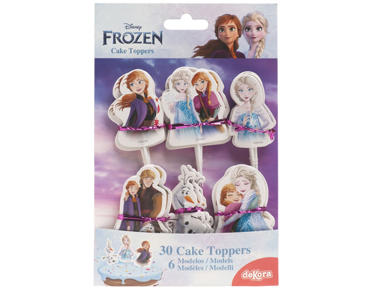 Dekora Disney Frozen Cake Toppers pk/30