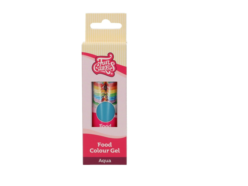 FunCakes Eetbare Kleurstof Gel Aqua Blauw 30g