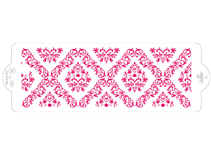 Decora Sjabloon Damask 10x30 cm**
