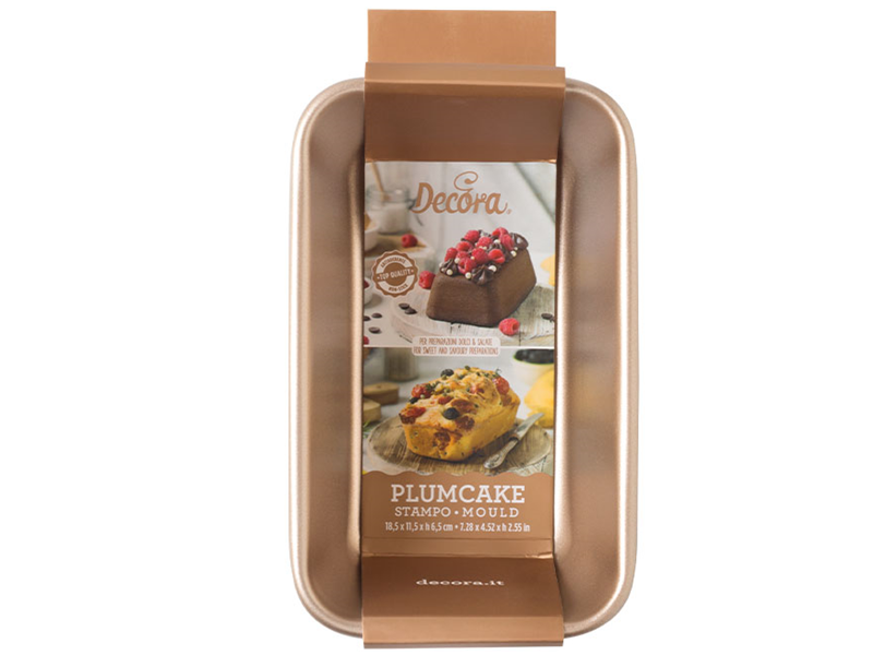 Plumcake Bakvorm 18,5 x 11,5 x 6,5 cm (non stick) (GOLD LINE)