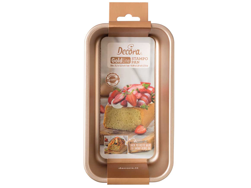 Plumcake Bakvorm 23.1 x 12.9 x 7 cm (non stick) (GOLD LINE)