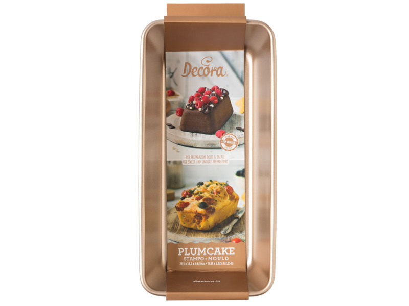 Plumcake Bakvorm 29,5 x 14,8 x 6,5 cm (non stick) (GOLD LINE)