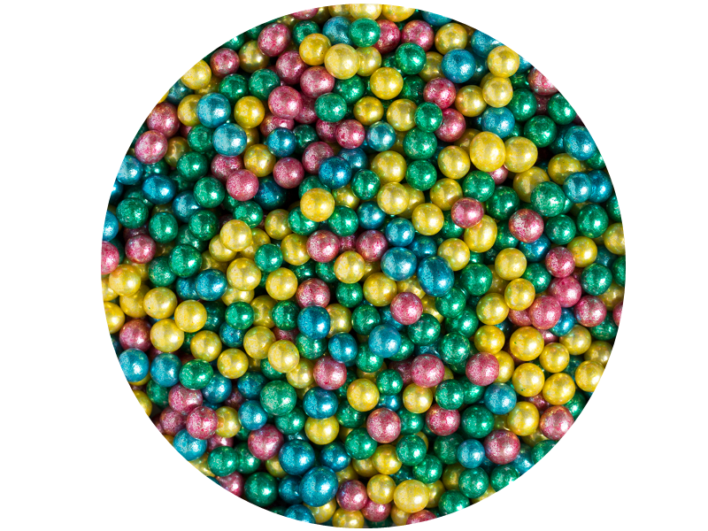 Sprinkle Blend "Metallic Parels' 5 mm - 45 gram