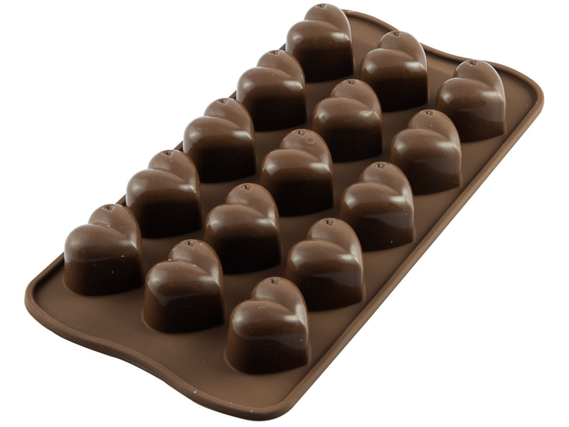 Silikomart Bonbonvorm Hartjes