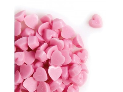 Chocolade Strooihartjes Roze 35g