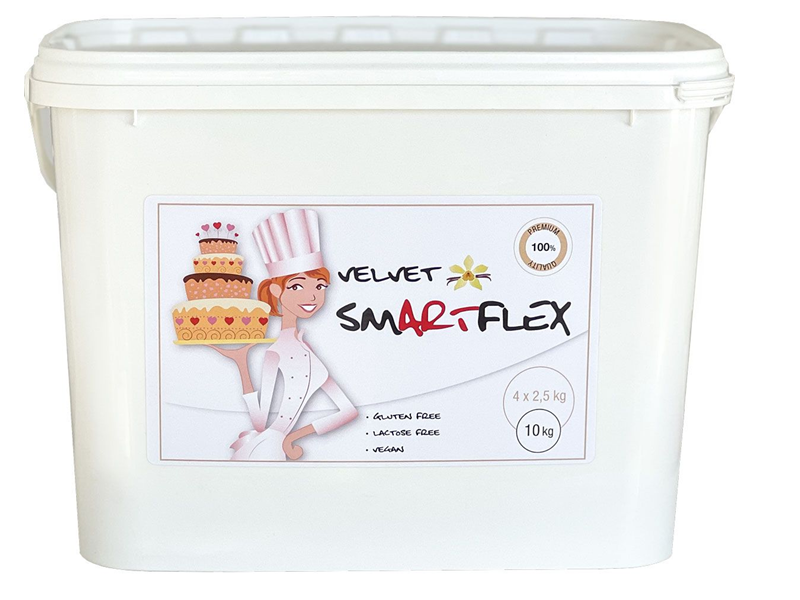 Rolfondant Wit Velvet Vanille 10 kg SmartFlex
