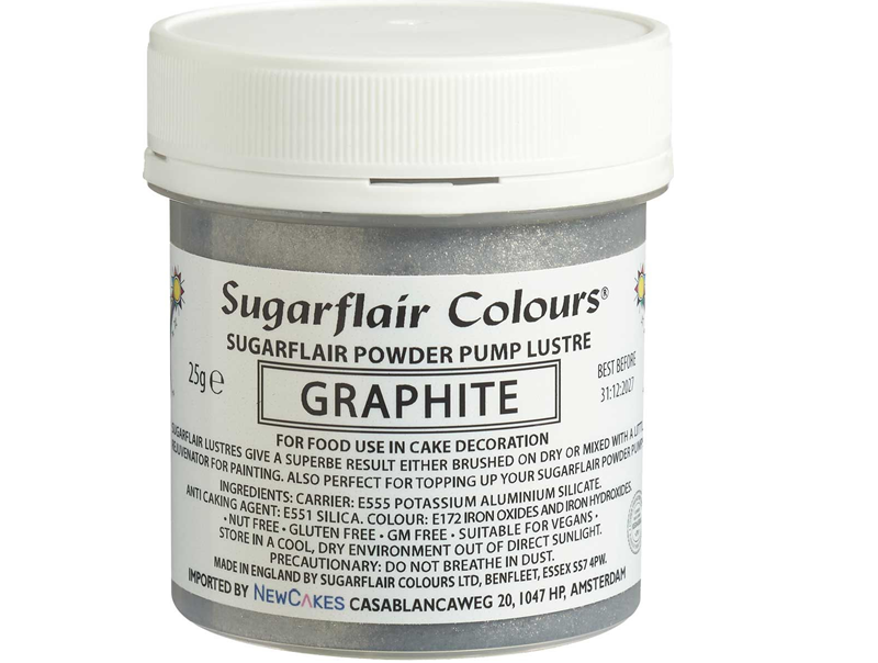 Sugarflair Pump Refill Graphite 25g