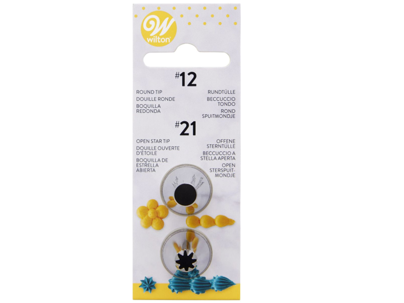 Wilton Decorating Tip Set #012, #021