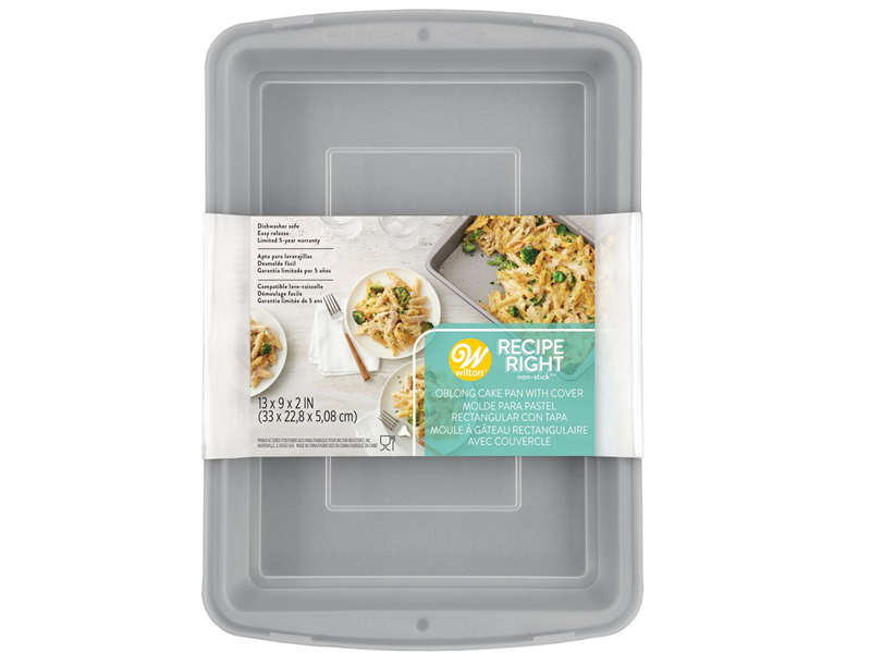 Wilton Recipe Right® Oblong Pan with Cover 32,5x22,5x5cm