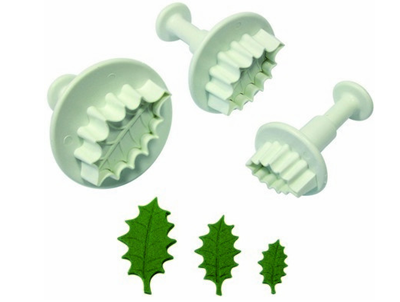 PME Holly Leaf Plunger Cutter Set/3
