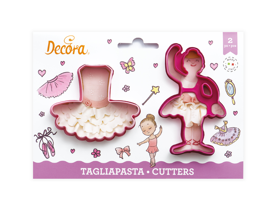 Decora koekjes uitstekers Danser en tutu