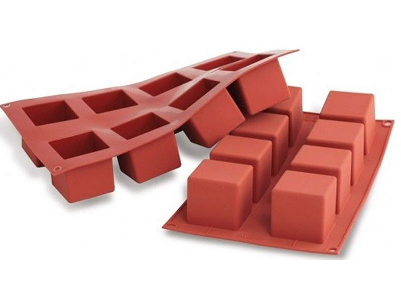 Siliconen Bakvorm Kubus 50x50x50mm (8)