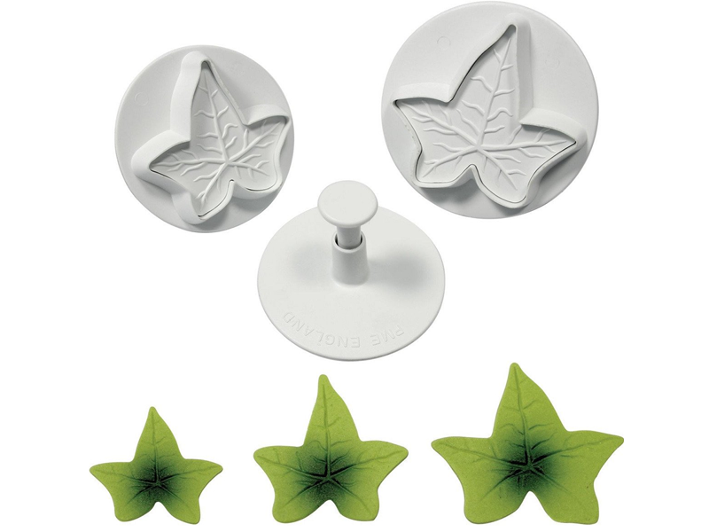 Plunger cutter Veined Ivy Leaf PME. set van 3