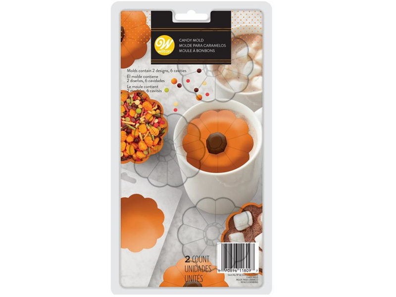 Wilton Plastic Bonbonvorm Choco Bomb Pompoen Set/2