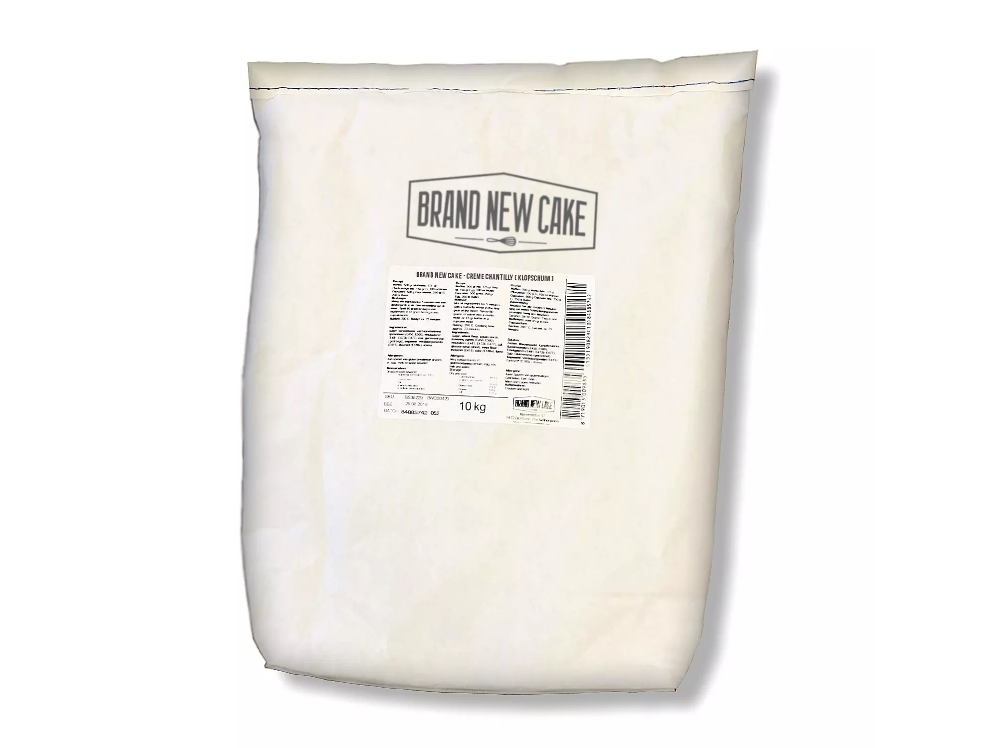Creme Chantilly (klopschuim) 10kg