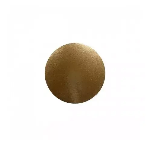 Taartkarton Rond Goud - 12 cm
