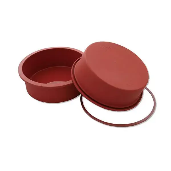 Silikomart Siliconen Bakvorm Rond Ø18x6,5cm + Ring