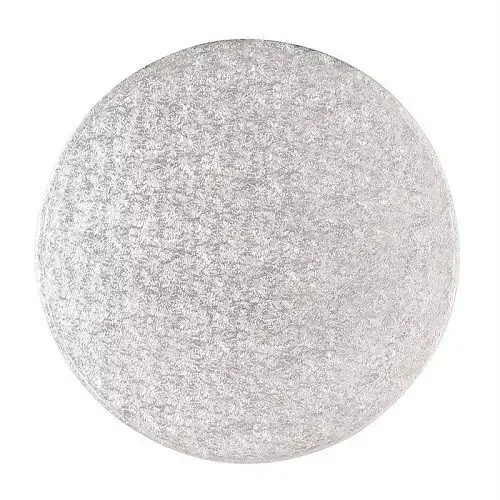 Cake Drum Rond Zilver - 20 cm