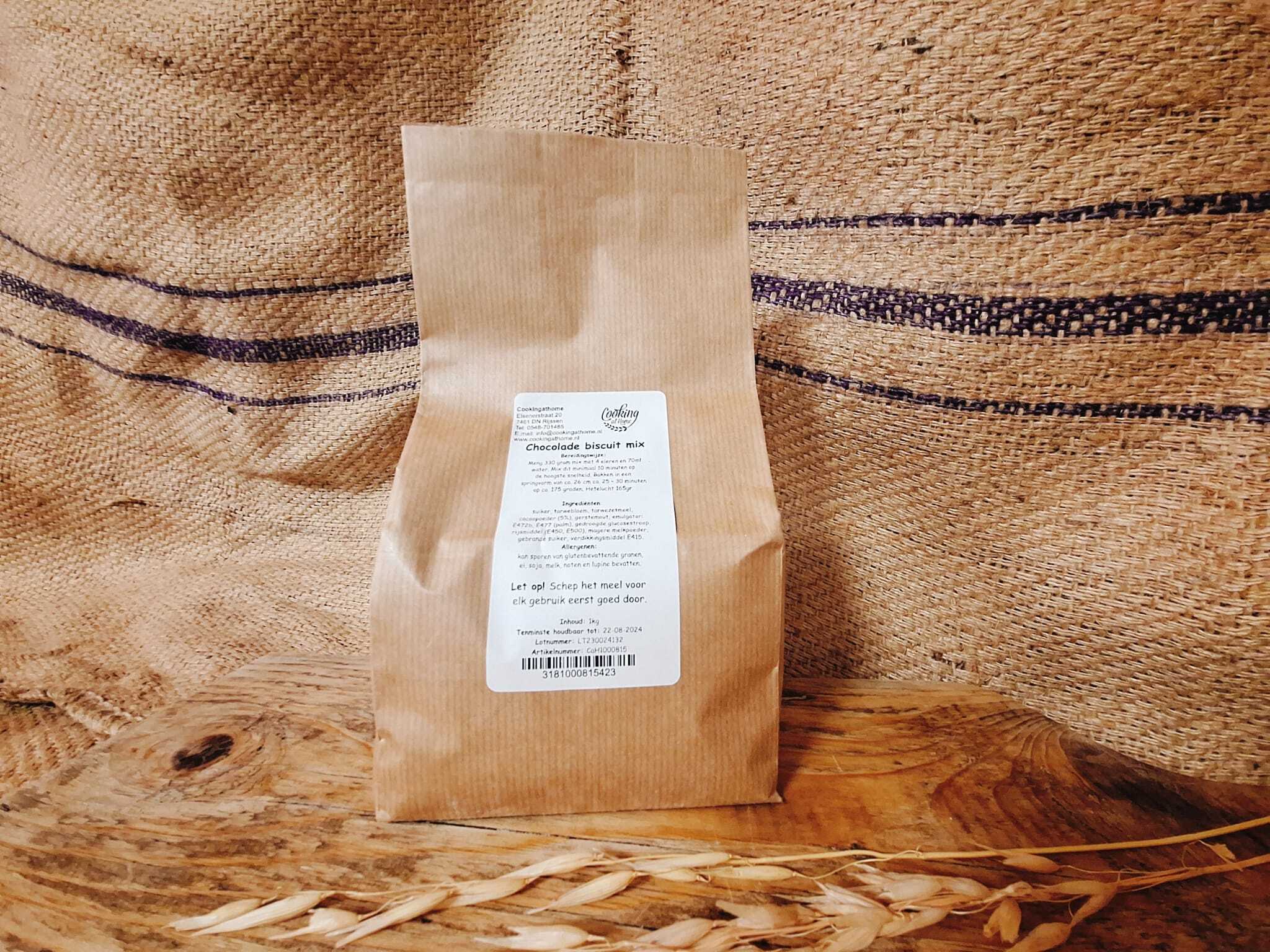 Biscuit mix Chocolade 1kg