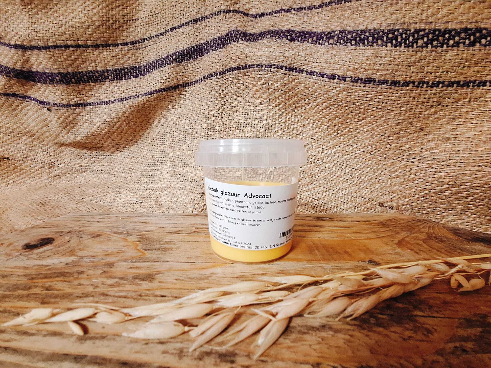 Gebak glazuur Advocaat - 100 gram (CaH)