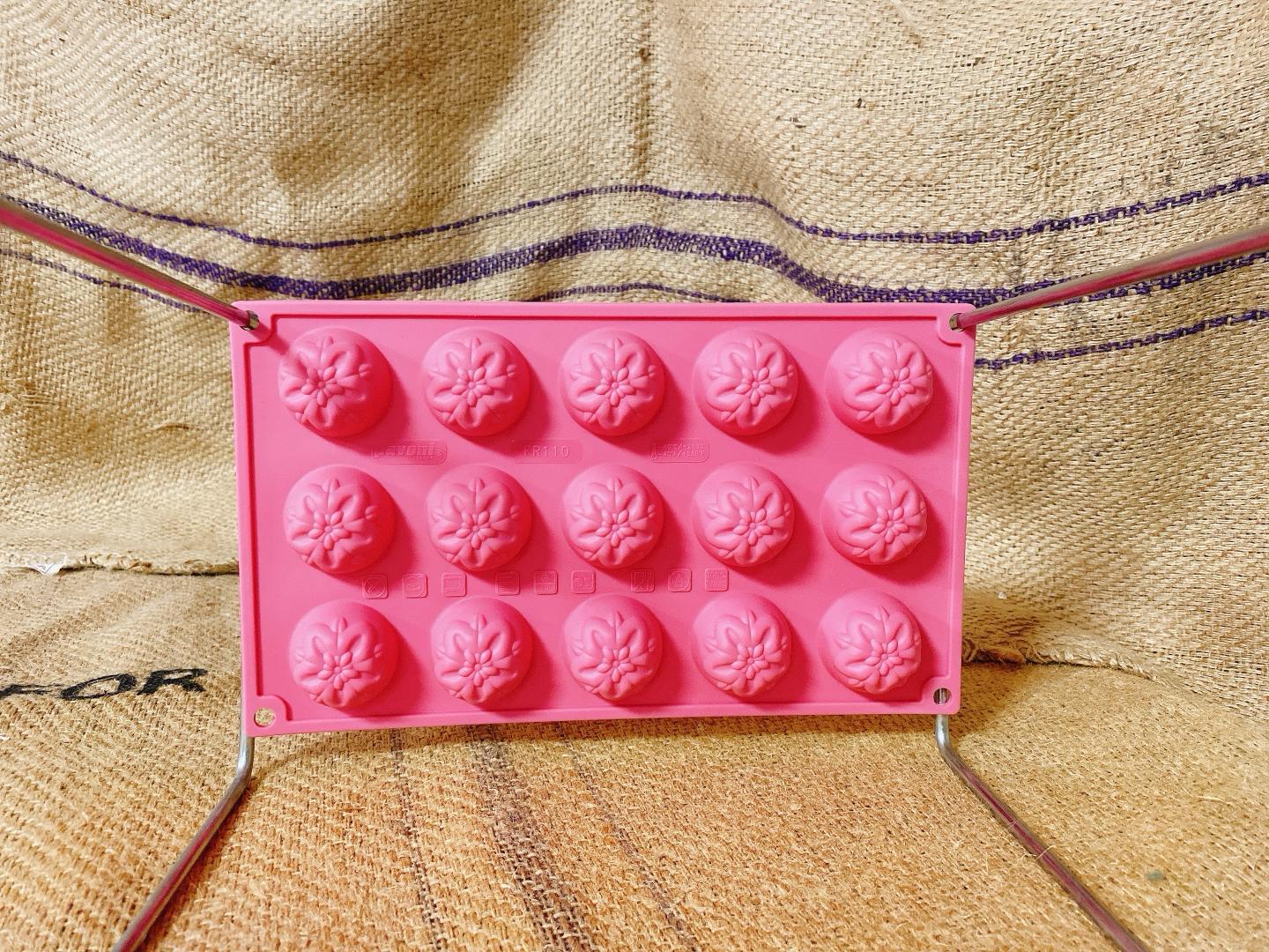 Siliconen Bakvorm Narcis mini 15x**