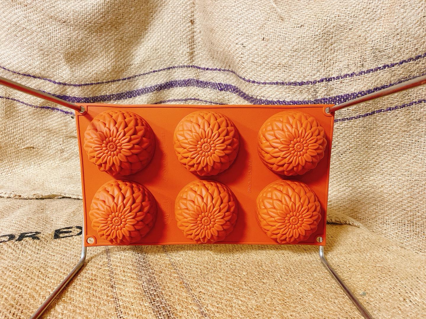Siliconen bakvorm Dahlia klein 6x