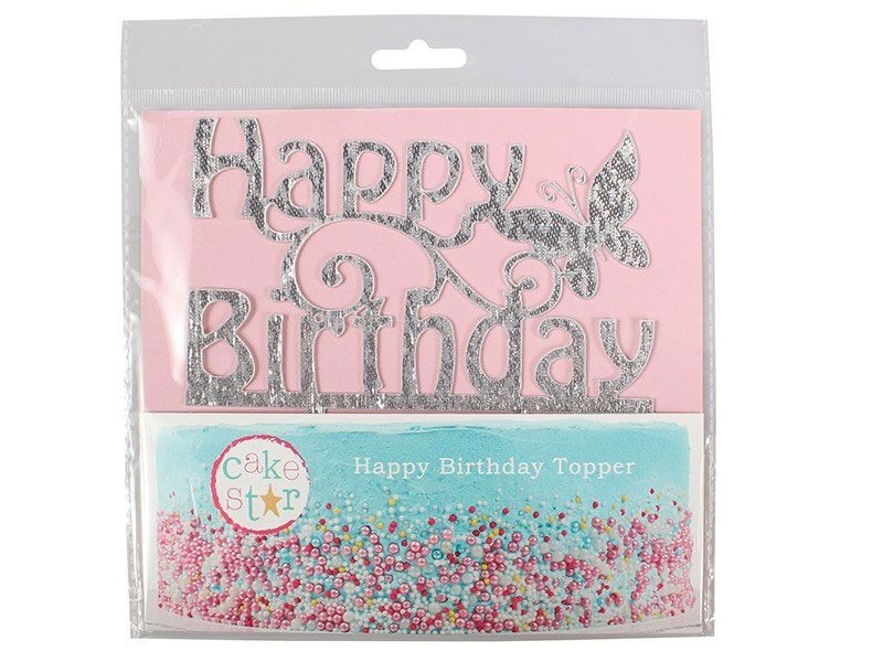 Cake Star Taarttopper Happy Birthday**