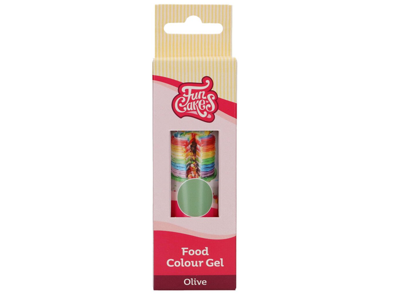 FunCakes Kleurstof Gel Tube - Olive 30g