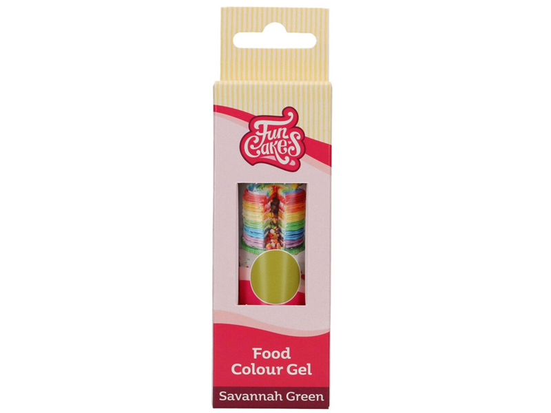FunCakes Kleurstof Gel Tube - Savannah Groen 30g**