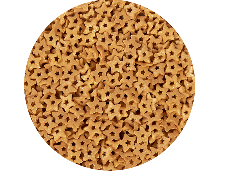 CaH452212 Confetti open sterren Goud - 45 gram