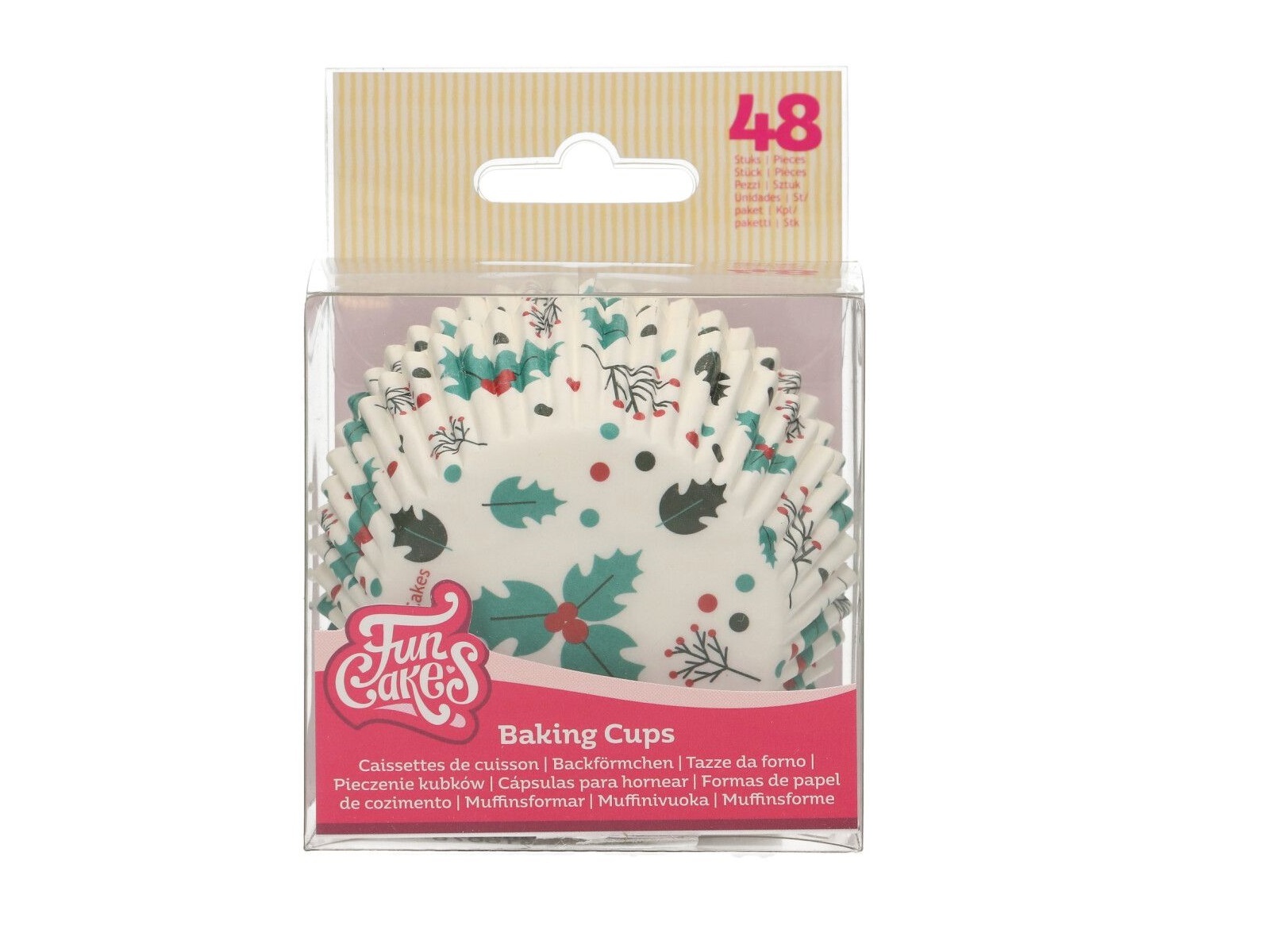 F84310 Cupcake cups hulsblad 48 stuks FunCakes