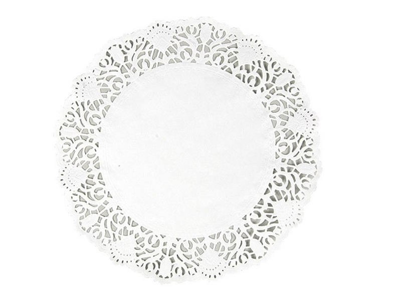 Taartrand Ø30cm Wit per 10