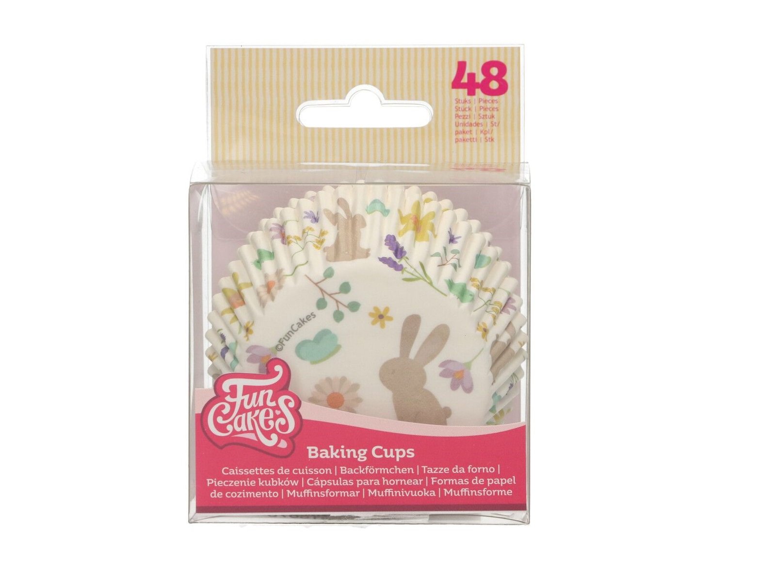 Cupcake Cups Lente Dieren pk/48 FunCakes