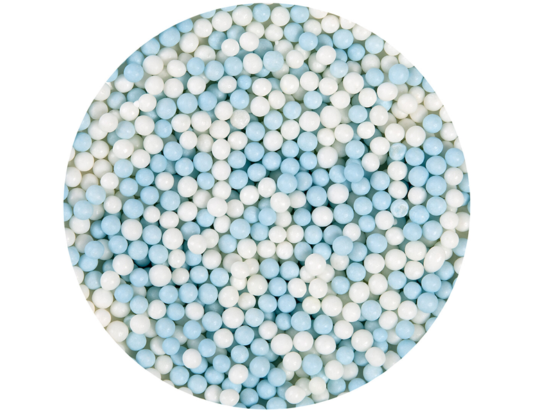 Zachte parels Blauw/Wit - 45 gram