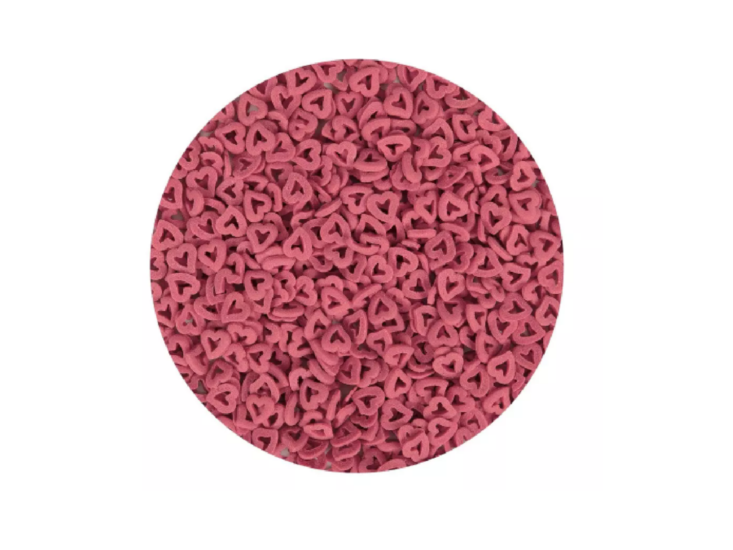 Confetti Open Hartjes Rood 45g