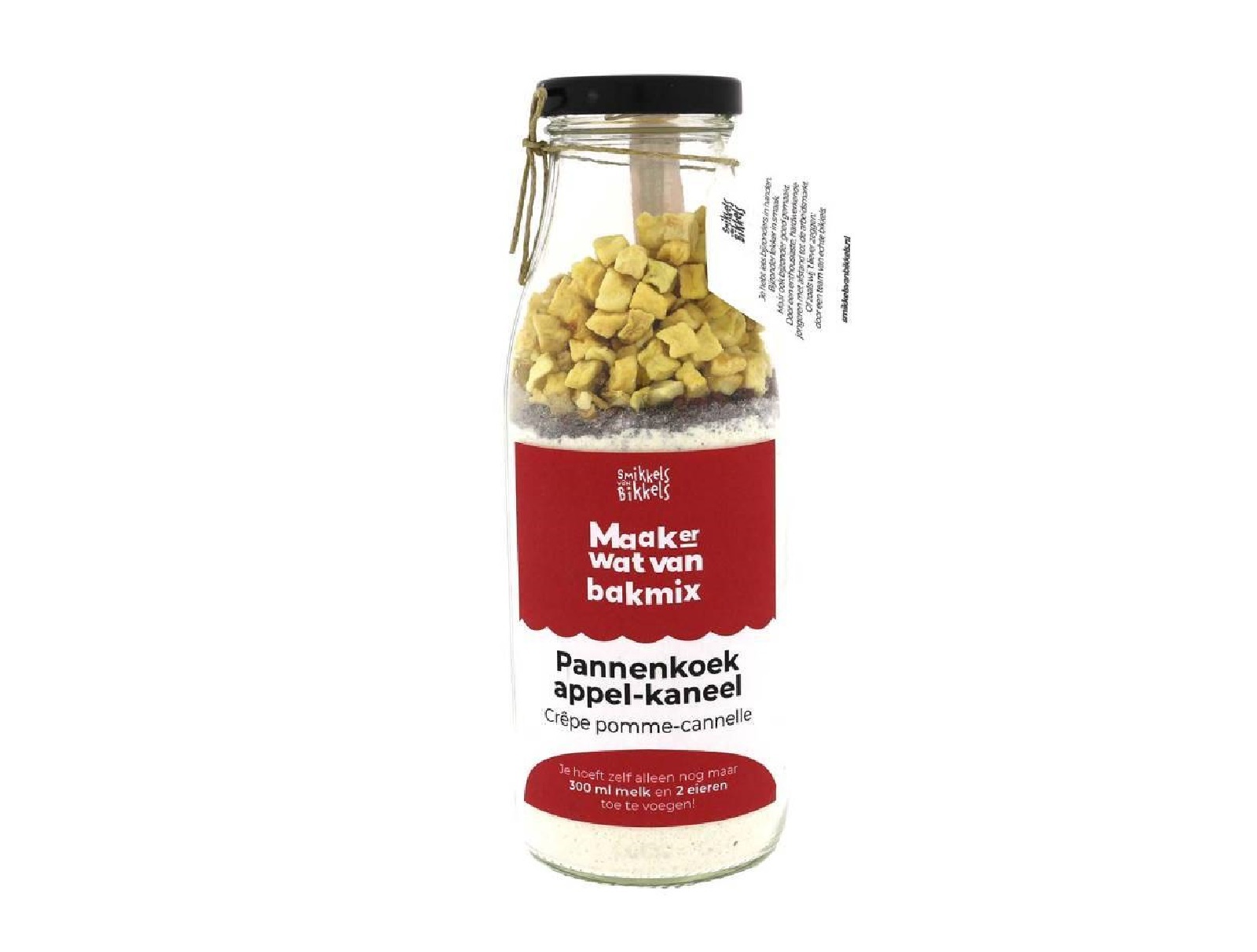 Smikkels v Bikkels Pannenkoekenmix Appel-Kaneel 350gr.