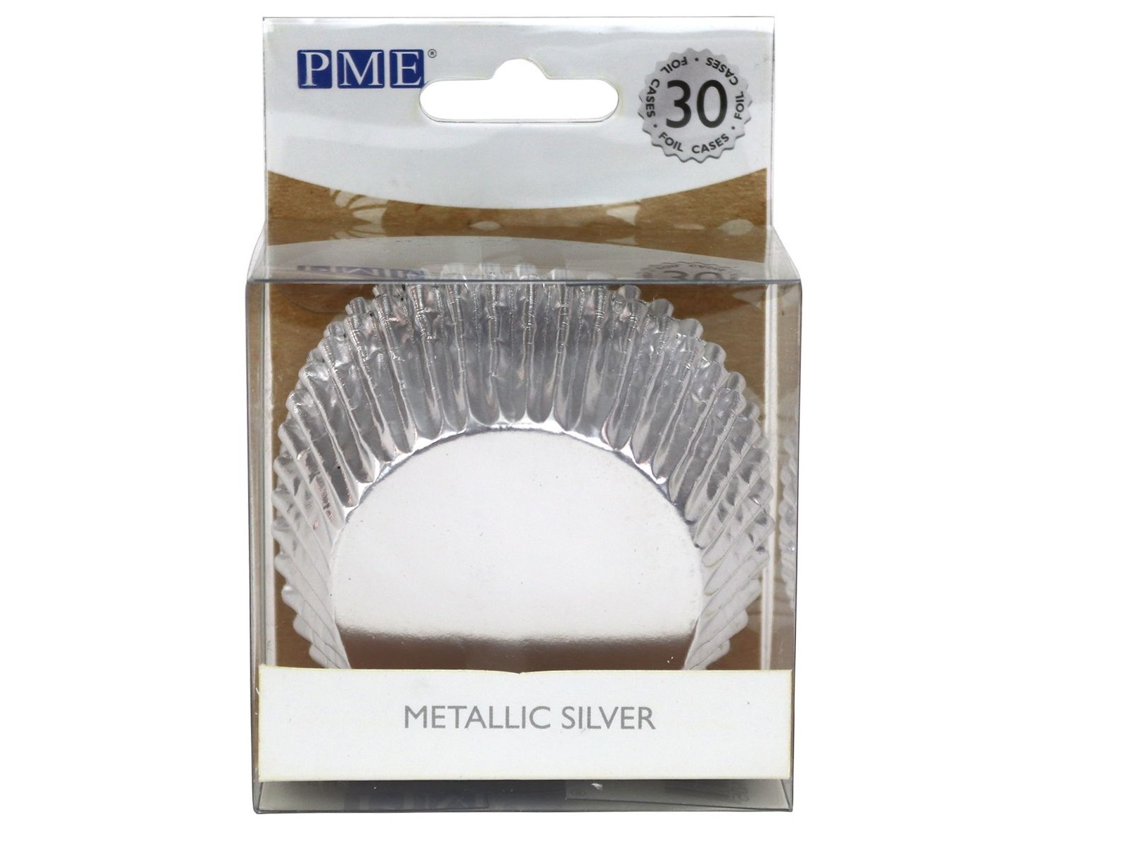 Cupcake Cups Zilver 30 stuks