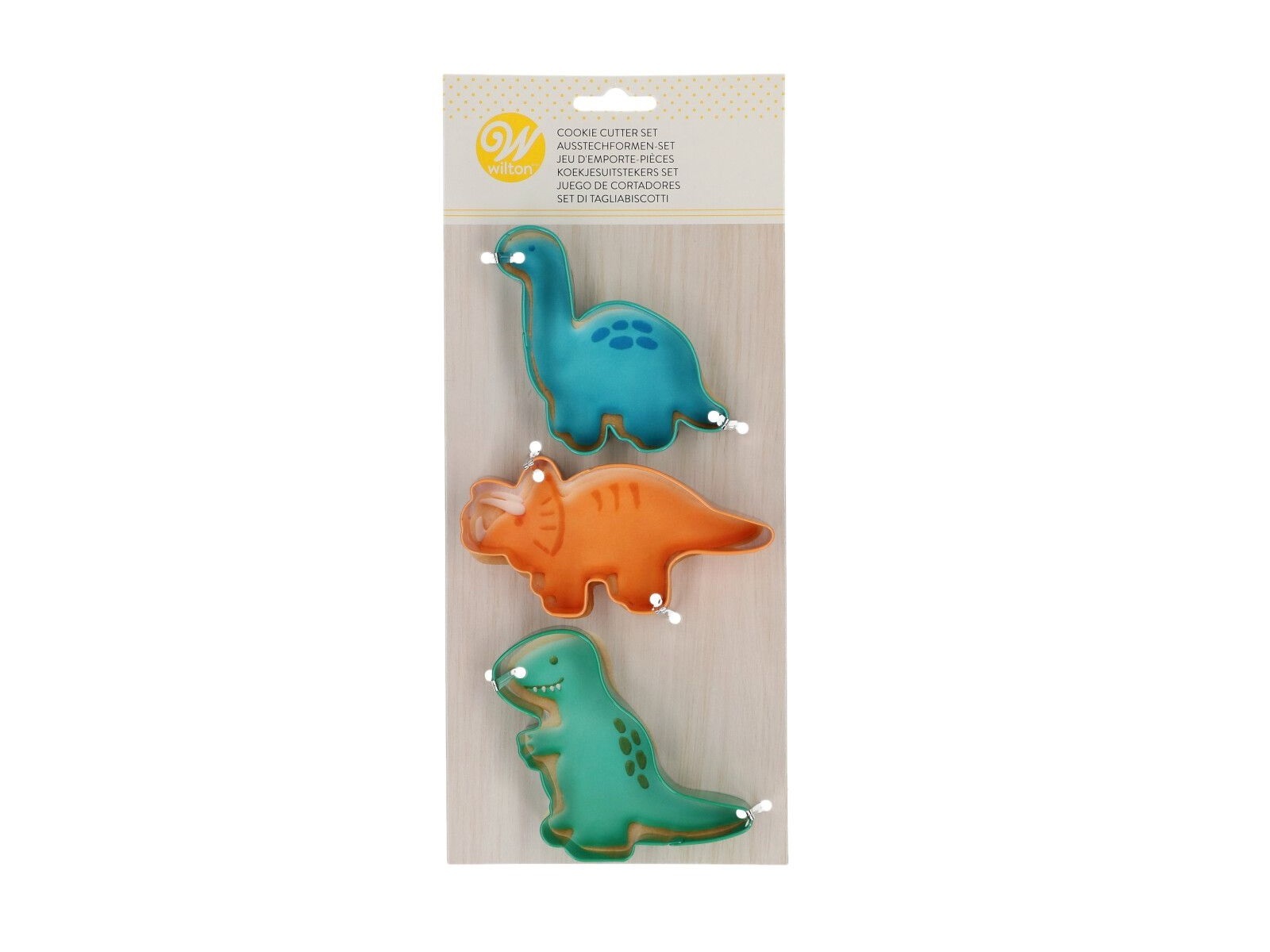 Wilton Dinosaurus Cookie Cutter Set 3 stuks