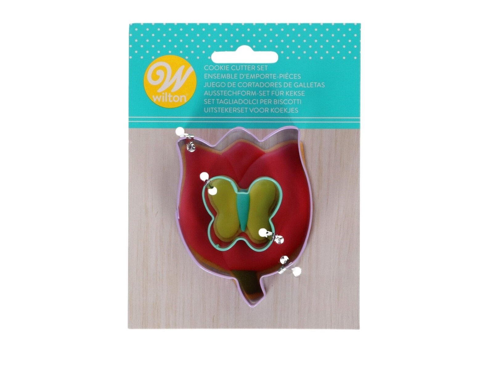 Wilton Koekjes Uitsteker Bloem & Vlinder Set/2**