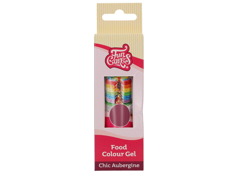 Funcakes Kleurstof tube Aubergine chic - 30 gram**