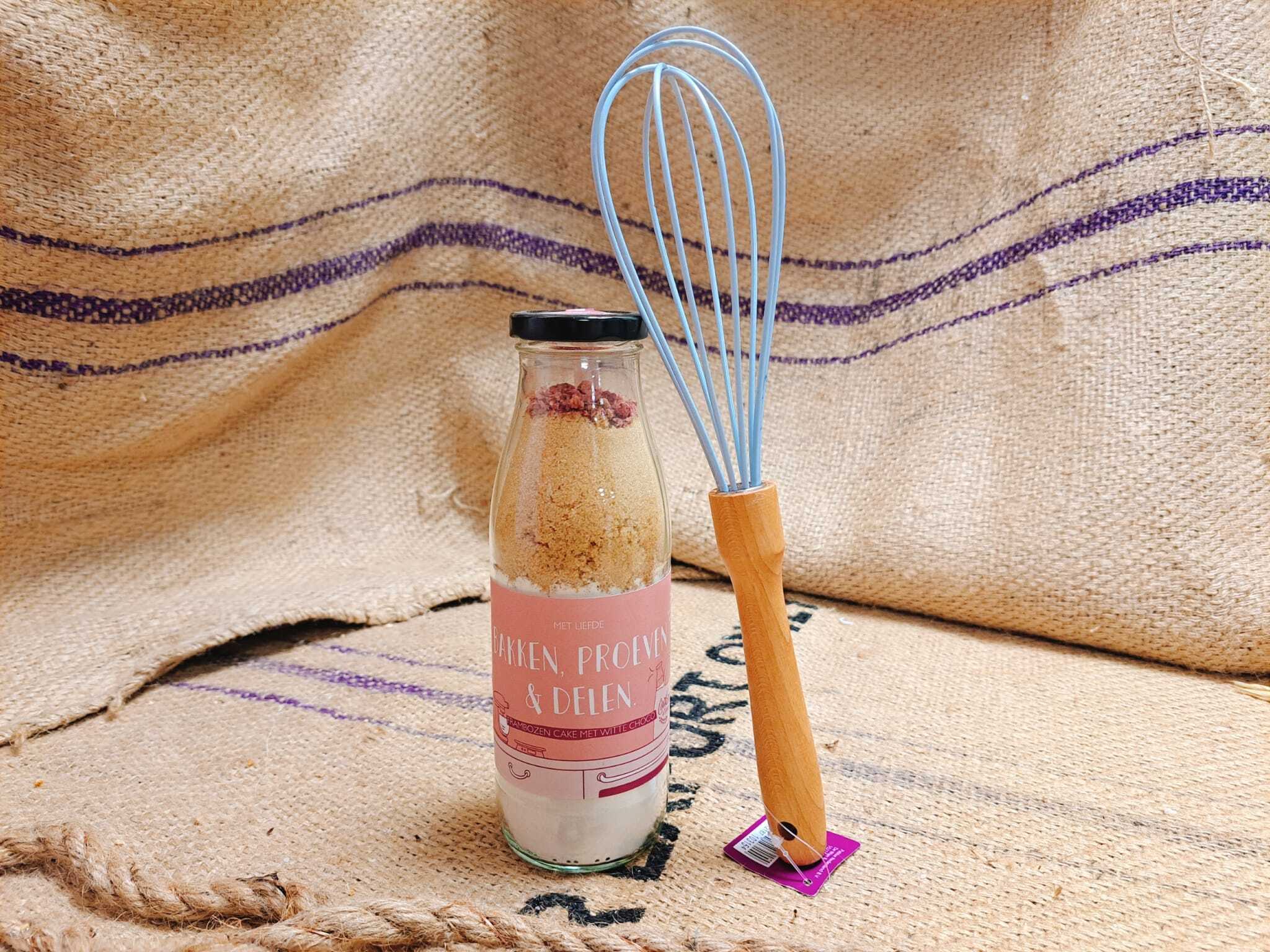 Cadeaupakket 'Cadeaufles met garde'