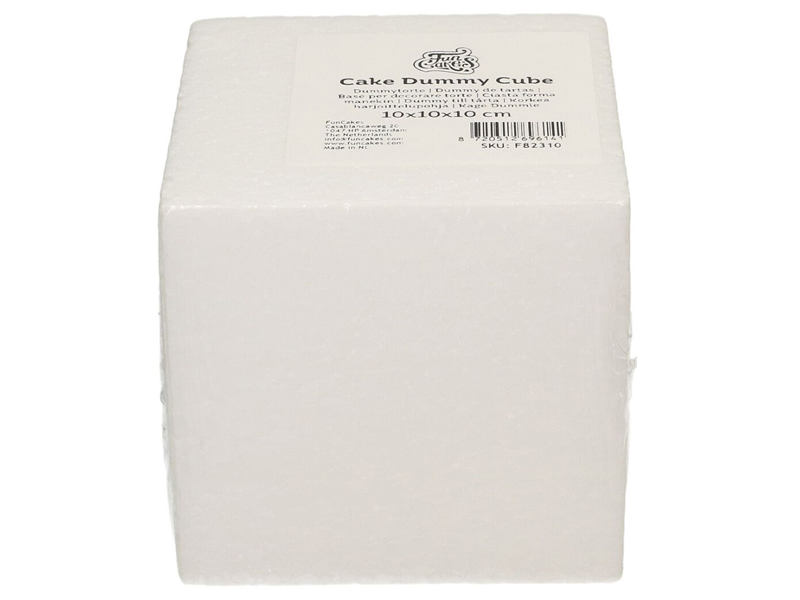 Taart Dummy Kubus 10x10x10 cm