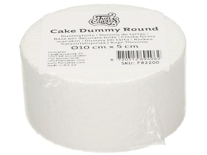 Taart Dummy Rond Ø10 cm x 5 cm