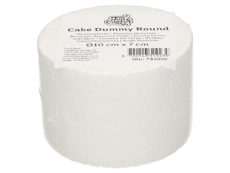 Taart Dummy Rond Ø10 cm x 7 cm
