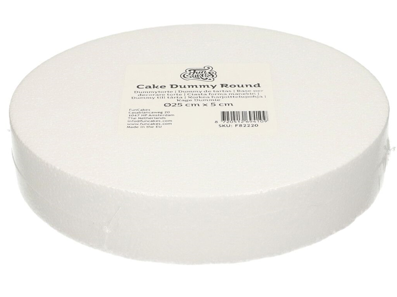 Taart Dummy Rond Ø25 cm x 5 cm