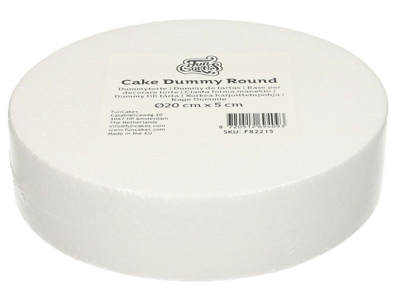 Taart Dummy Rond Ø20 cm x 5 cm