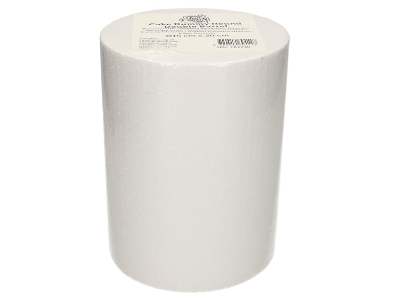 Taart Dummy Rond Double Barrel Ø15 cm x 20 cm