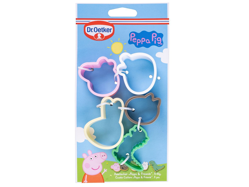 Dr. Oetker Peppa Pig & Friends - Set koekjessnijders pc/5