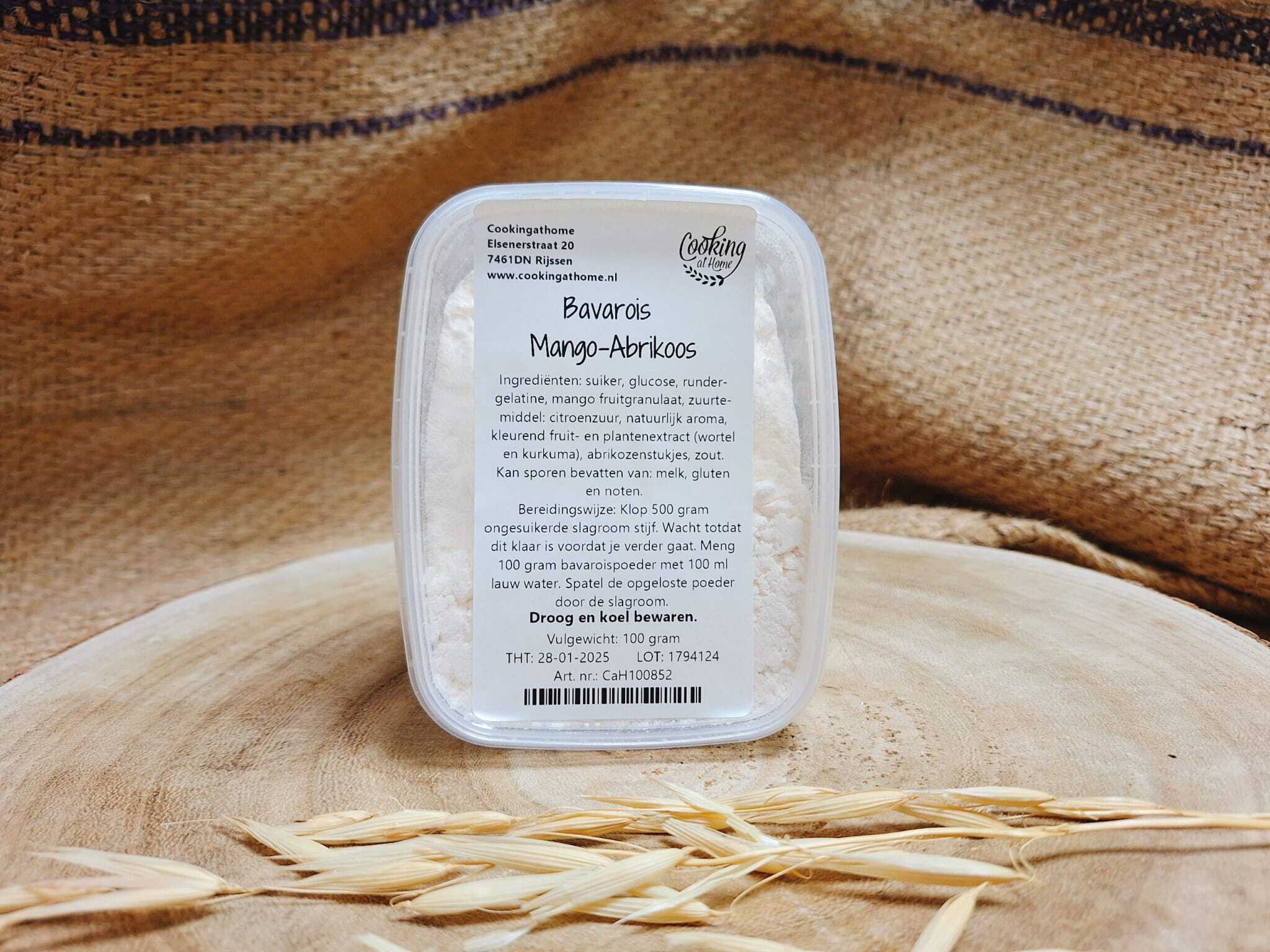 Bavarois Mango-Abrikoos 100 gram